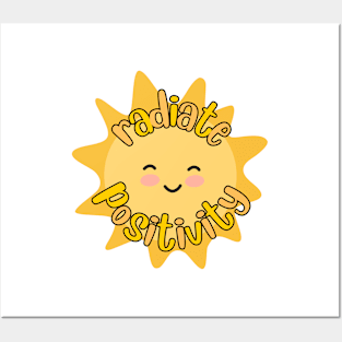 Radiate Positivity Sunshine Posters and Art